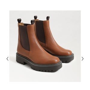 Sam Edelman Laguna Leather Boots Brown